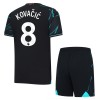 Camisola + Calções Manchester City Kovacic 8 Criança Equipamento 3ª 23/24